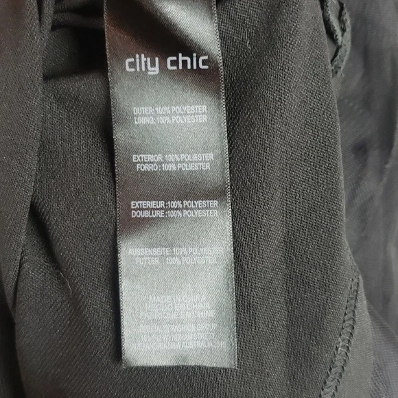 City Chic Women's 14 Black Tiered Tulle Pixie Skirt - Picture 14 of 16